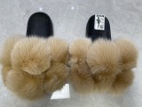 Baolingshop Fur Slipper Fur Slides On Sale Flash Sale Catch up BS001
