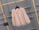 Large imitation fur coat jacket