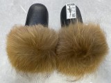 Baolingshop Fur Slipper Fur Slides On Sale Flash Sale Catch up BS001