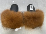 Baolingshop Fur Slipper Fur Slides On Sale Flash Sale Catch up BF001