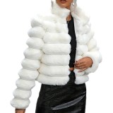 Imitation fur jacket short for women