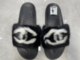 Baolingshop Fur Slipper Fur Slides On Sale Flash Sale Catch up BM001