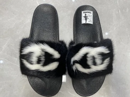 Baolingshop Fur Slipper Fur Slides On Sale Flash Sale Catch up BM001
