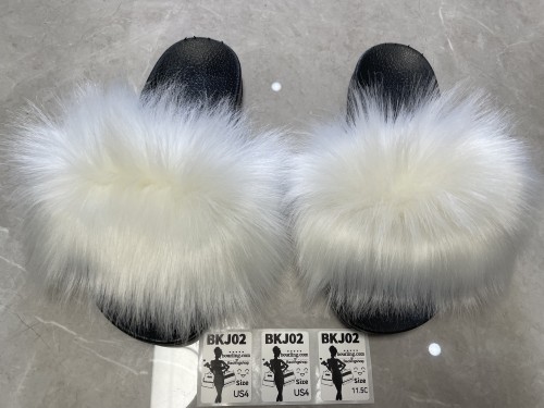 Baolingshop Kids Fur Slipper Fur Slides On Sale Flash Sale Catch up BKJ01