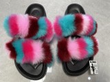 Baolingshop Fur Slipper Fur Slides On Sale Flash Sale Catch up BJ001