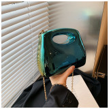 Acrylic handbag crossbody women's bag