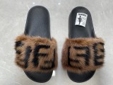 Baolingshop Fur Slipper Fur Slides On Sale Flash Sale Catch up BM001