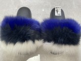 Baolingshop Fur Slipper Fur Slides On Sale Flash Sale Catch up BF001