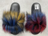 Baolingshop Fur Slipper Fur Slides On Sale Flash Sale Catch up BJ001