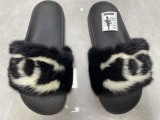 Baolingshop Fur Slipper Fur Slides On Sale Flash Sale Catch up BM001