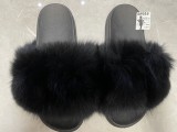 Baolingshop Fur Slipper Fur Slides On Sale Flash Sale Catch up BF001