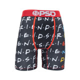 Men's sports printed boxer shorts underwear