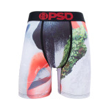 Men's Personalized Printed Underwear Fitness Exercise Extended Flat Pants