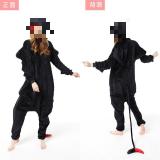 Cartoon jumpsuit pajamas flannel couple funny pajamas home clothes