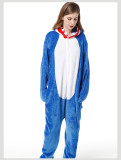 Cartoon jumpsuit pajamas flannel couple funny pajamas home clothes