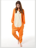 Cartoon jumpsuit pajamas flannel couple funny pajamas home clothes