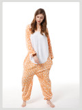 Cartoon jumpsuit pajamas flannel couple funny pajamas home clothes