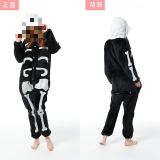 Cartoon jumpsuit pajamas flannel couple funny pajamas home clothes