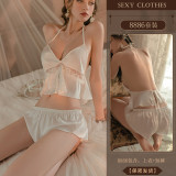 Strap pajamas Lace Temptation Uniform Home Set 8886