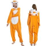 Cartoon jumpsuit pajamas flannel couple funny pajamas home clothes