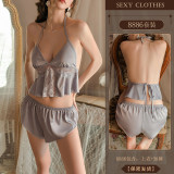 Strap pajamas Lace Temptation Uniform Home Set 8886