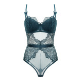 Breathable jumpsuit, bra, sexy lace women's underwear