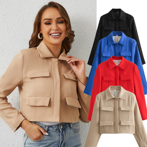 Casual loose short suit jacket