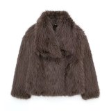 Imitation fox fur coat fur coat