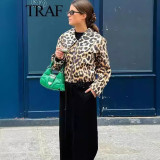 Women's animal pattern women's jacket baseball jacket jacket top
