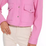 Women's casual shirt, woolen coat, top