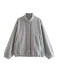 15 color loose casual jacket street Y2K stand up collar concealed button jacket