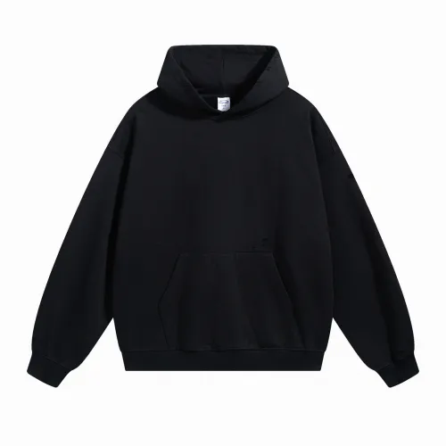 450g heavy-duty looped hooded men's hoodie with American trendy zipper