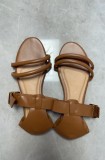 Clearance sale Women Fashion Transparent Film Pointed Toe Sildes High Heels BFS19-27