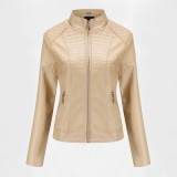 PU women's leather jacket, women's leather jacket, casual jacket