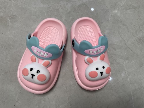 Slippers, sandals, children's pink, cute, safe and comfortable BKS01