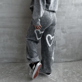 Sports style set, hoodie jacket and sports pants two-piece set
