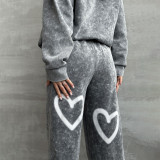 Sports style set, hoodie jacket and sports pants two-piece set