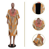 TS1287 women's casual short sleeved knitted long jacket