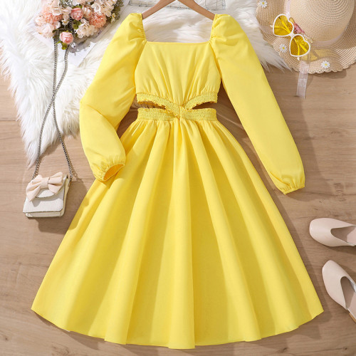 Children's clothing long sleeved princess style dress