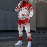 Christmas hoodie daily casual long pants long sleeved set