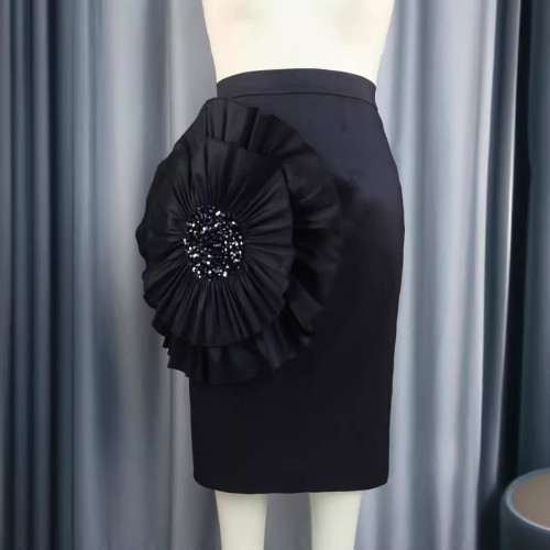 AM030508 3D floral skirt, personalized and versatile party banquet dress