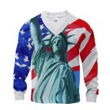 Statue of Liberty casual loose pants long sleeved set