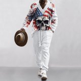 Statue of Liberty casual loose pants long sleeved set