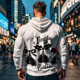 Heavy duty digital printed hooded sweatshirt set