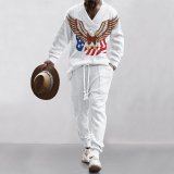 Statue of Liberty casual loose pants long sleeved set