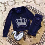 7209 Velvet set, casual sports home suit, two-piece set