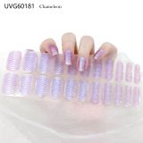 Ins Ice transparent nude UV gel nail patch nail patch