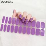 Ins Ice transparent nude UV gel nail patch nail patch