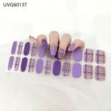 Ins Ice transparent nude UV gel nail patch nail patch