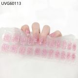 Ins Ice transparent nude UV gel nail patch nail patch